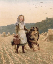 Feste Freunde, frühes 20. Jahrhundert (Buchillustration)